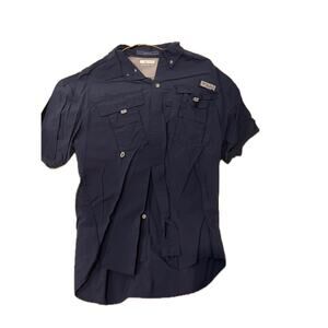 Columbia Bahama Short Sleeve Button Down Shirt Mens M